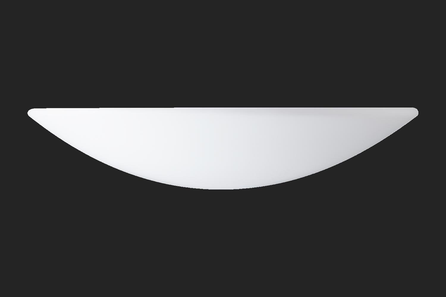 OS AUR59377 AURA V9 stropní/nástěnné skleněné polovestavné svítidlo bílá IP44 3000 K 35W LED nouzové kombinované 3 h (původní kód OS 59377) - OSMONT (obrázek 3)