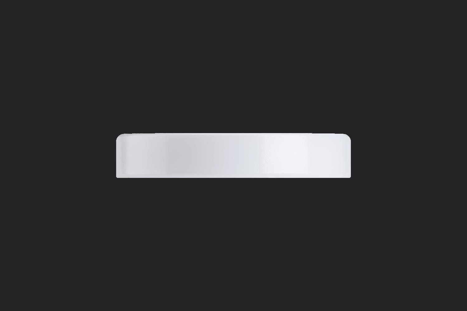 OS DEL65088 DELIA V1 stropní/nástěnné plastové polovestavné svítidlo bílá IP44 3000 K 19W LED nouzové kombinované 3 h (původní kód OS 65088) - OSMONT (obrázek 3)