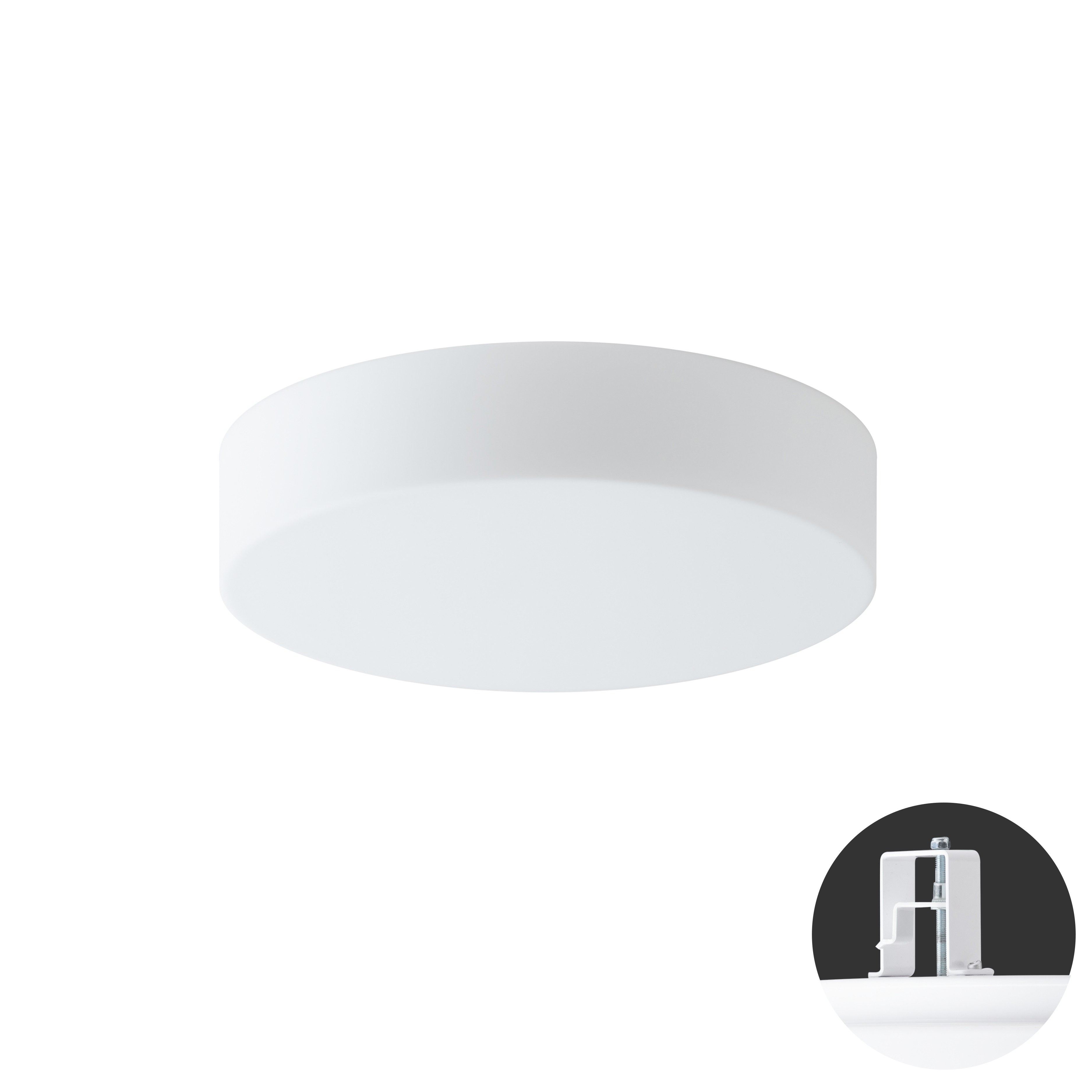 OS ELS59880 ELSA V2 stropní/nástěnné skleněné polovestavné svítidlo bílá IP44 4000 K 9W LED - OSMONT