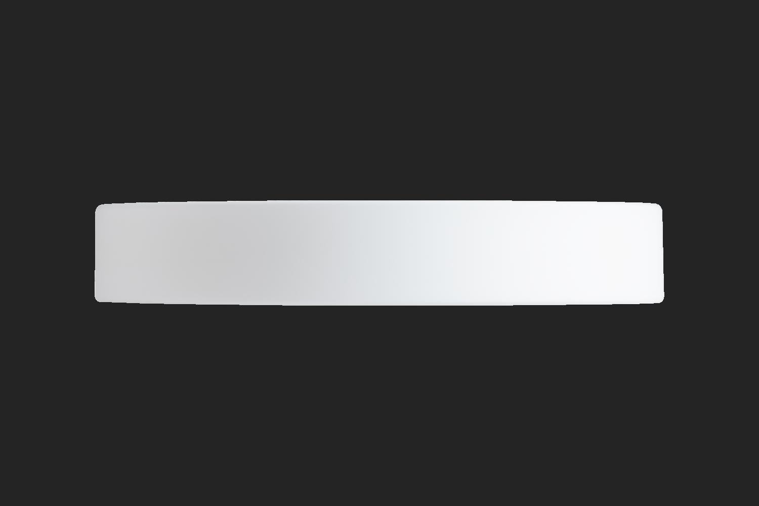 OS ELS68135 ELSA V4 stropní/nástěnné skleněné polovestavné svítidlo bílá IP44 3000 K 19W LED nouzové kombinované 3 h (původní kód OS 68135) - OSMONT (obrázek 3)