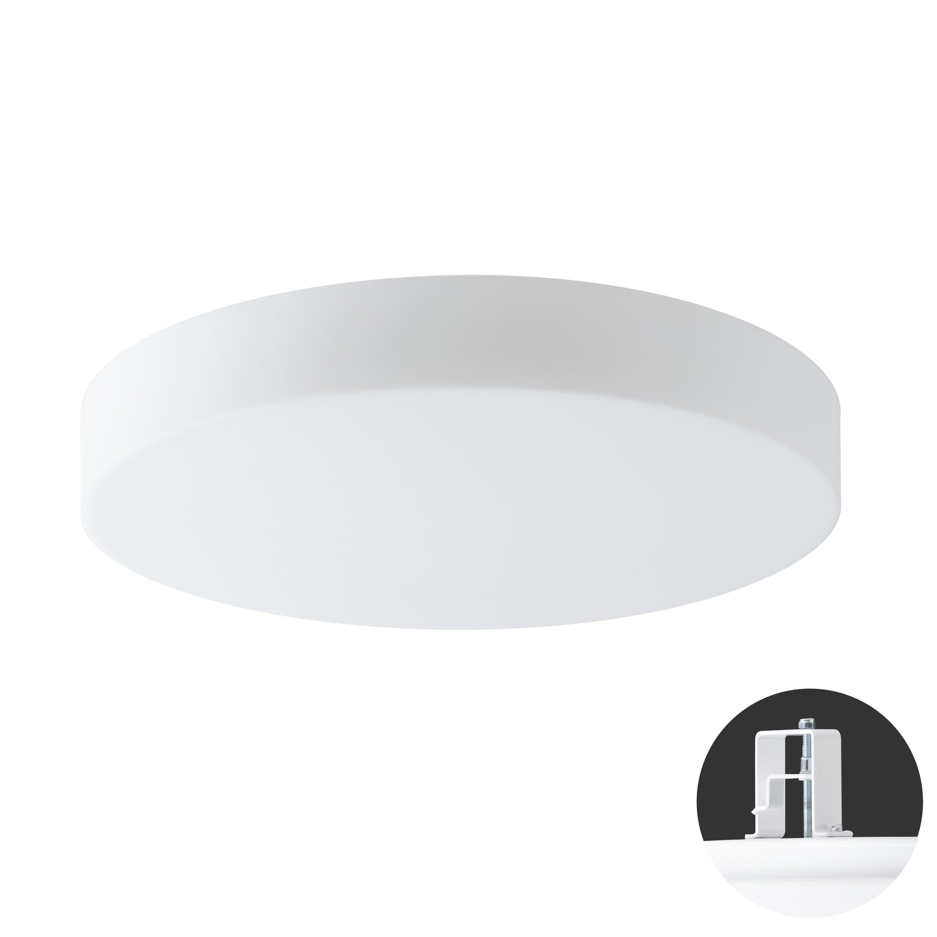 OS ELS68649 ELSA V5 stropní/nástěnné skleněné polovestavné svítidlo bílá IP44 4000 K 36W LED HF - OSMONT