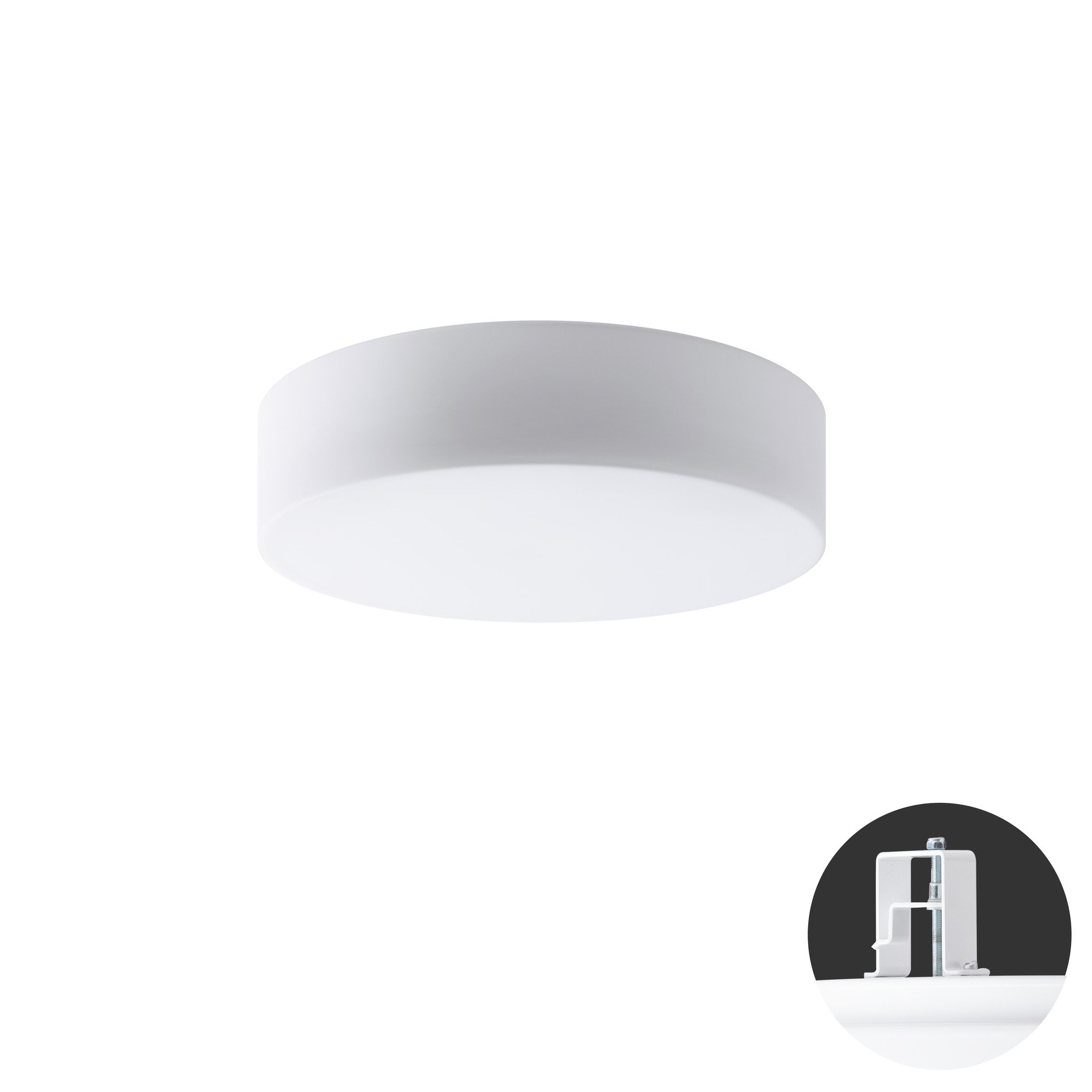 OS ERI63150 ERIS V3 stropní/nástěnné skleněné polovestavné svítidlo bílá IP44 2700-6500 K 32W LED (původní kód OS 63150) - OSMONT