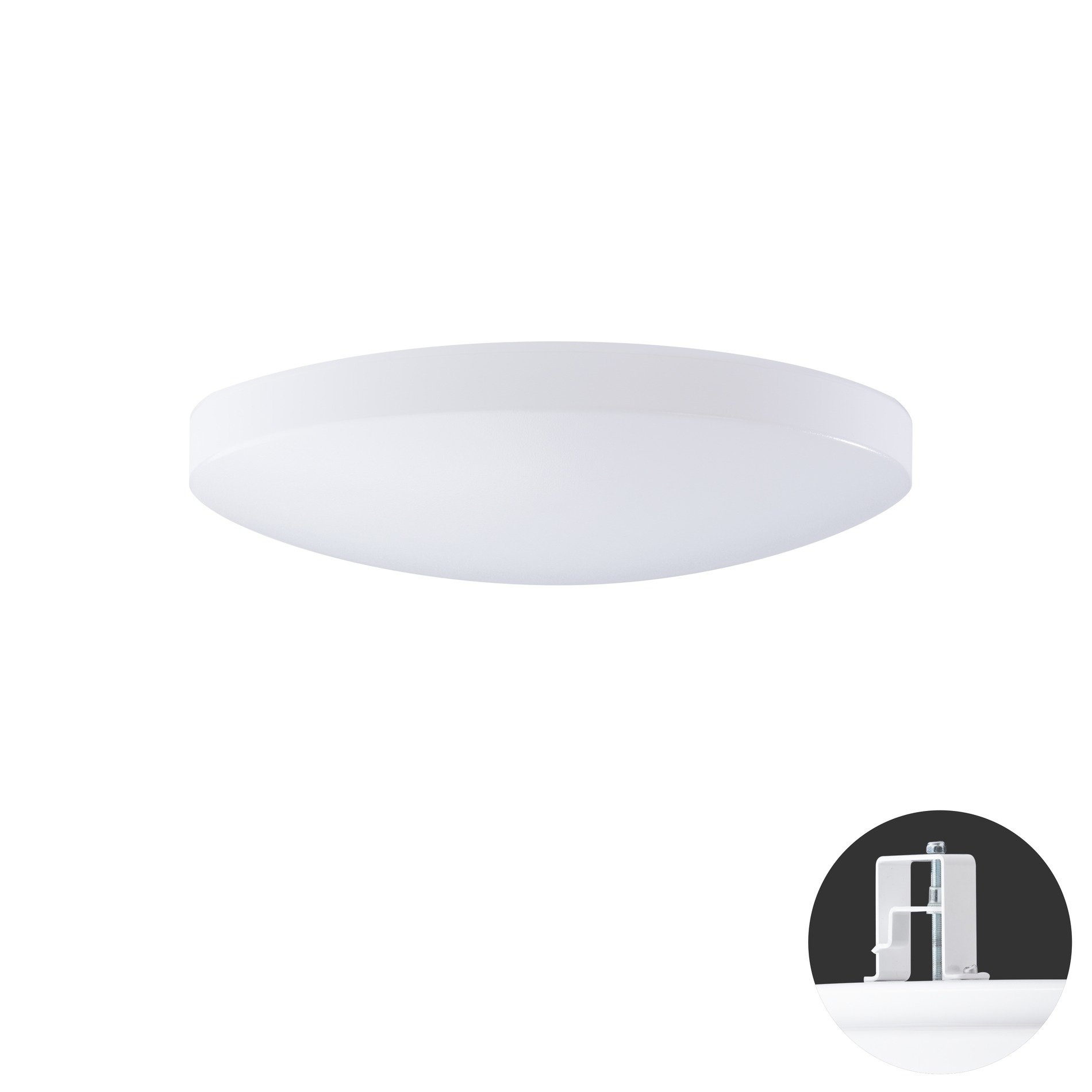 OS SAG68680 SAGITA V1 stropní/nástěnné plastové polovestavné svítidlo bílá IP44 4000 K 18W LED - OSMONT