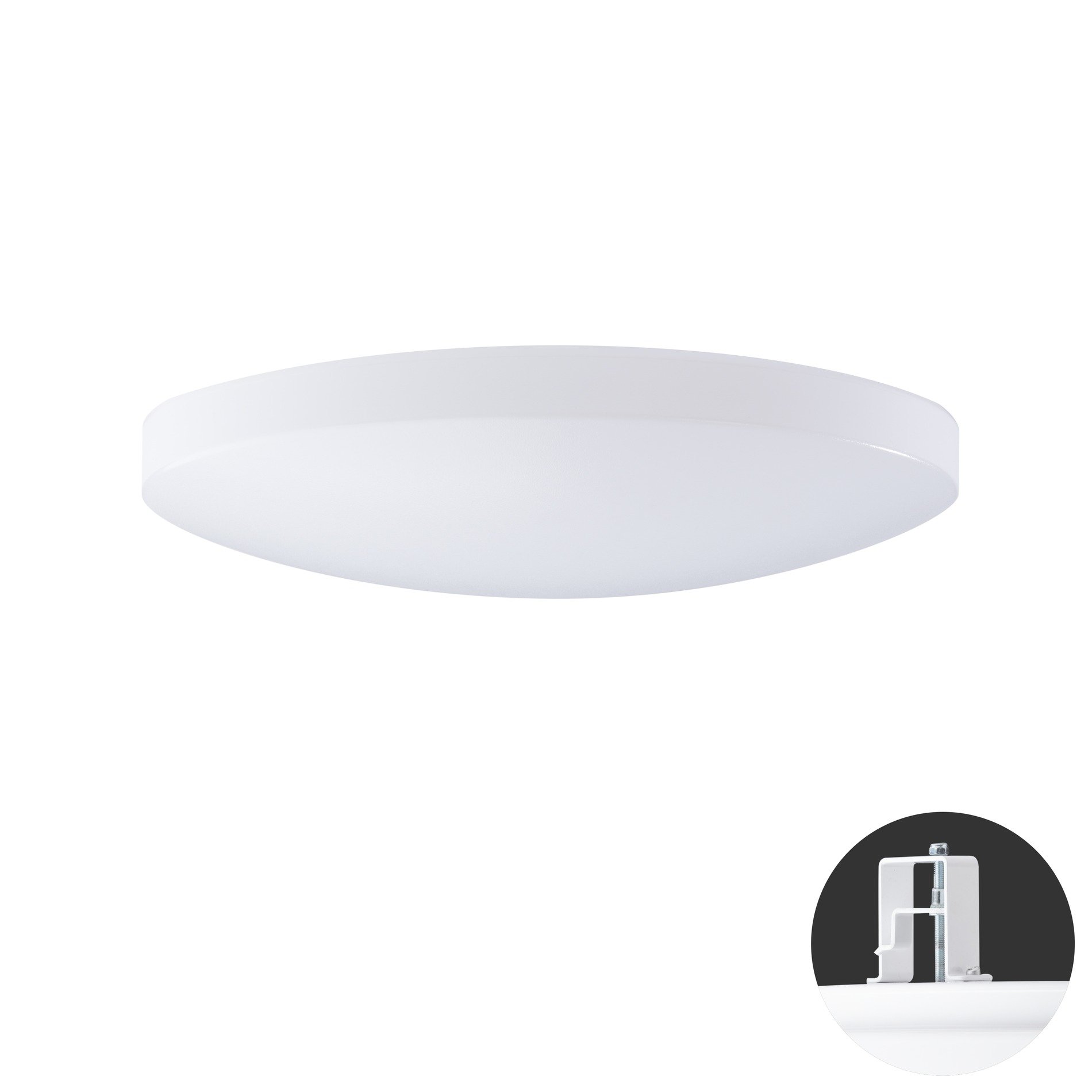 OS SAG52582 SAGITA V2 stropní/nástěnné plastové polovestavné svítidlo bílá IP44 2x25W E27 - OSMONT