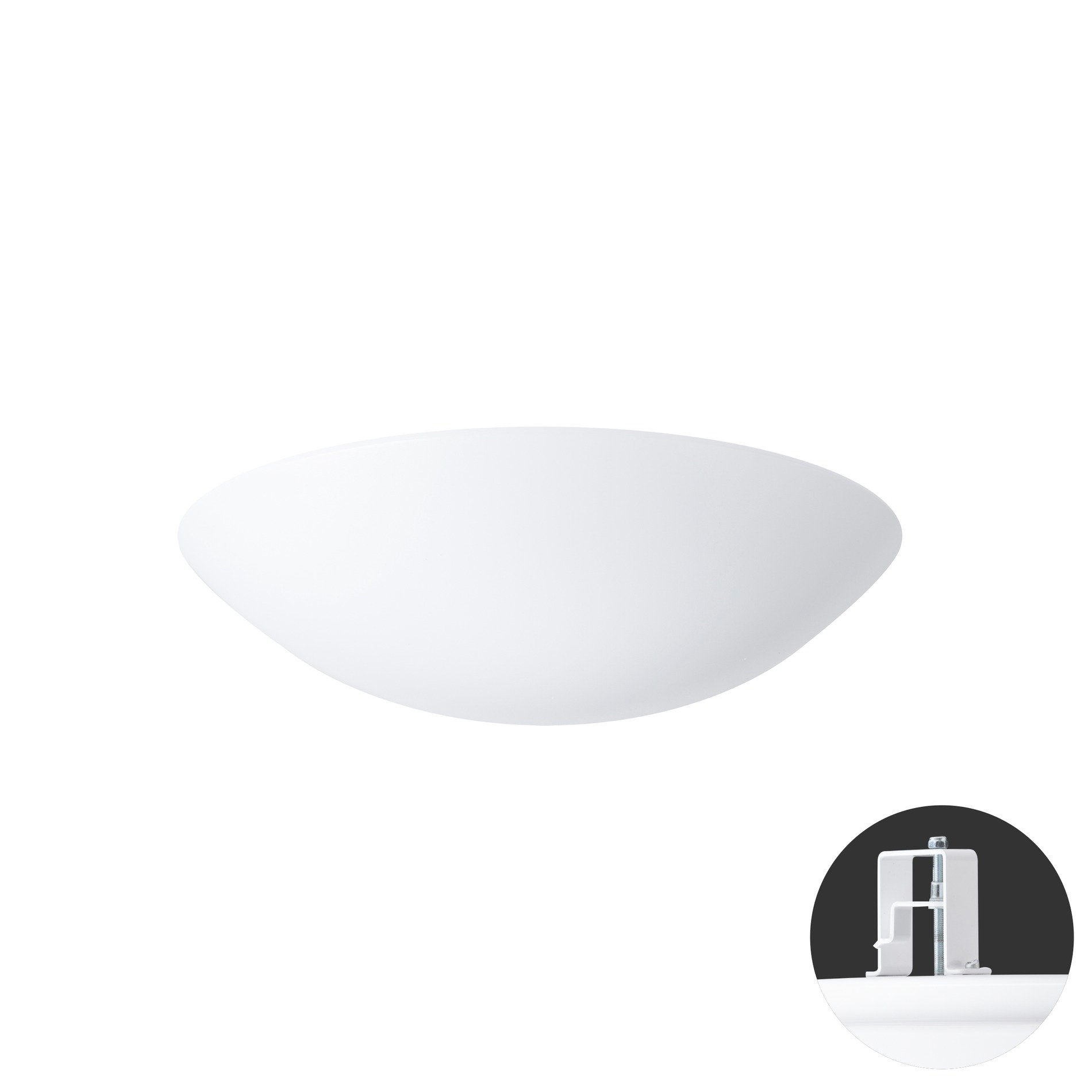 OS TIT65036 TITAN V2 stropní/nástěnné plastové polovestavné svítidlo bílá IP44 3000 K 27W LED DALI HF (původní kód OS 65036) - OSMONT