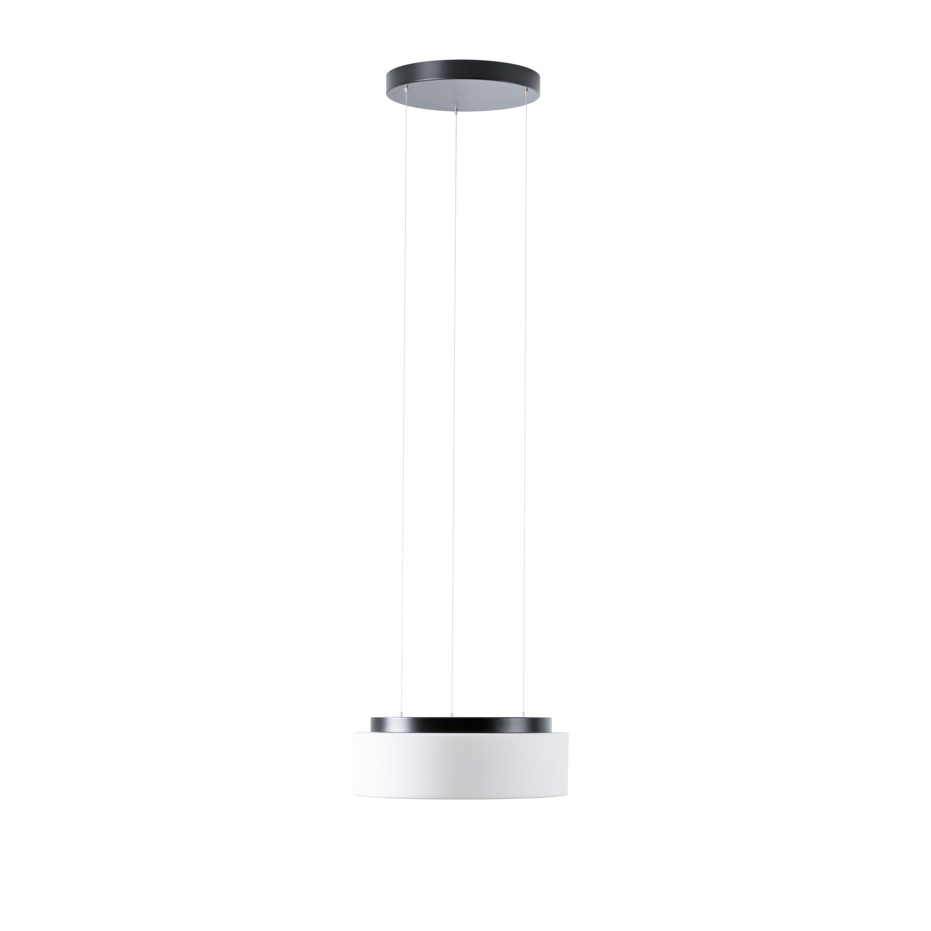 OS ERI71340 ERIS LE2 závěsné skleněné svítidlo černá / bílá IP40 3000/4000 K 14W LED DALI (původní kód OS 71340) - OSMONT