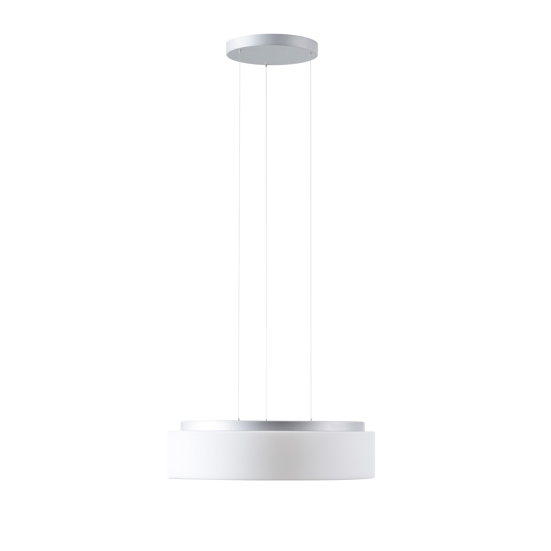 OS ERI67407 ERIS LE4 závěsné skleněné svítidlo stříbrná / bílá IP40 3000 K 47W LED DALI (původní kód OS 67407) - OSMONT