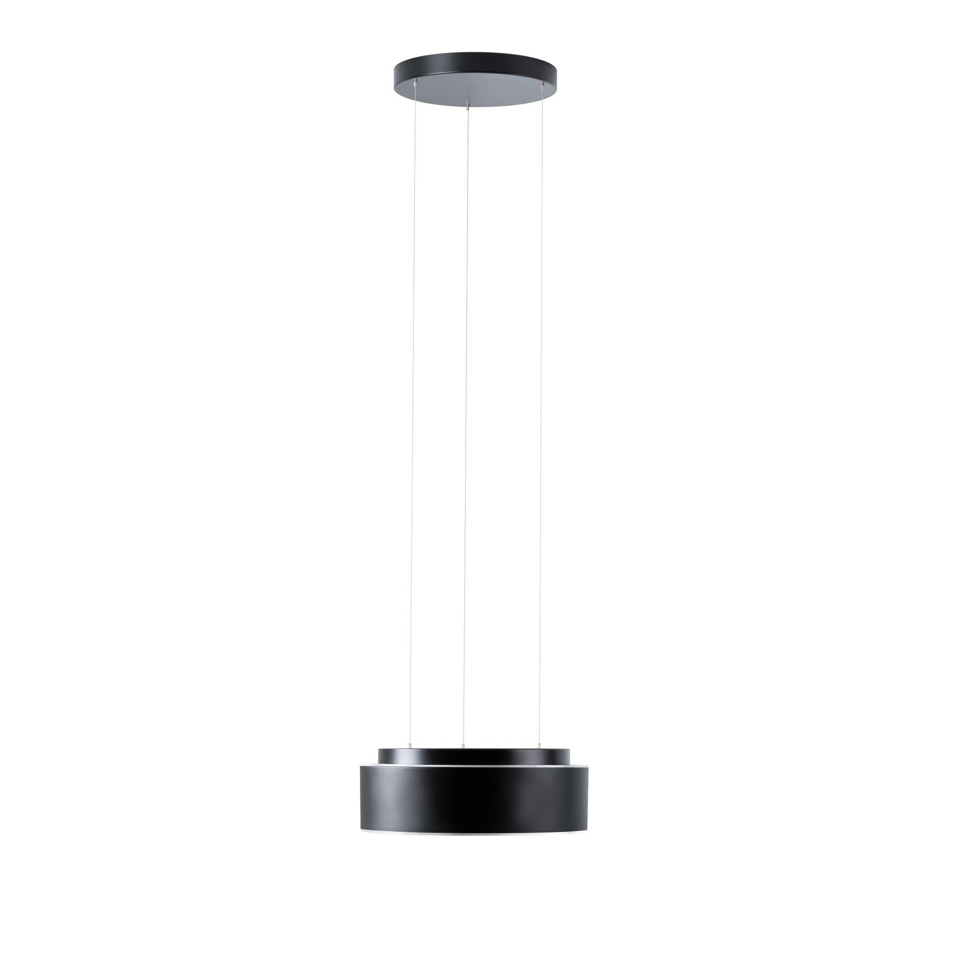 OS ERI67887 ERIS LEC2 závěsné skleněné svítidlo černá IP40 4000 K 18W LED - OSMONT