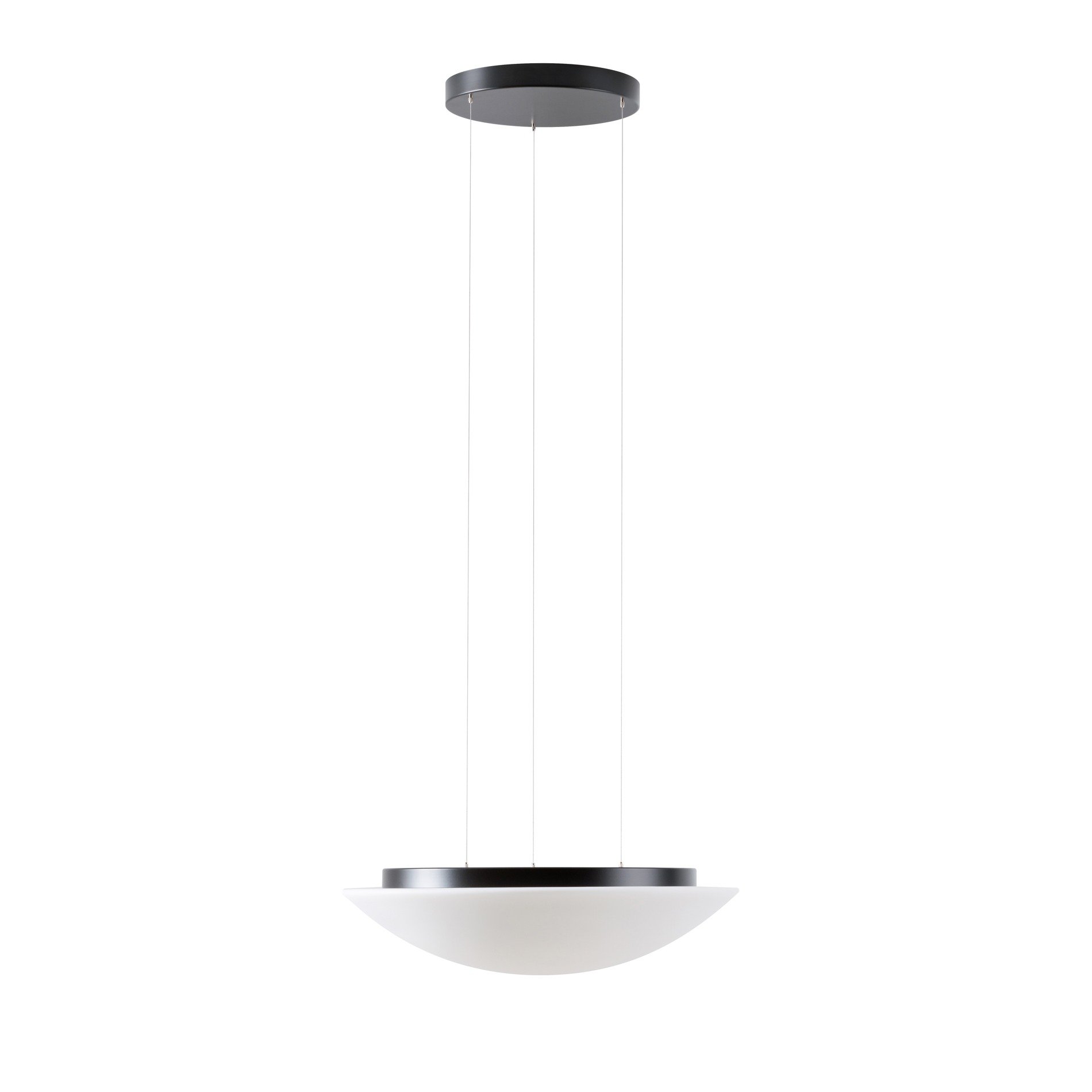 Levně OS AUR67939 AURA LE5 závěsné skleněné svítidlo černá / bílá IP40 4000 K 34W LED - OSMONT