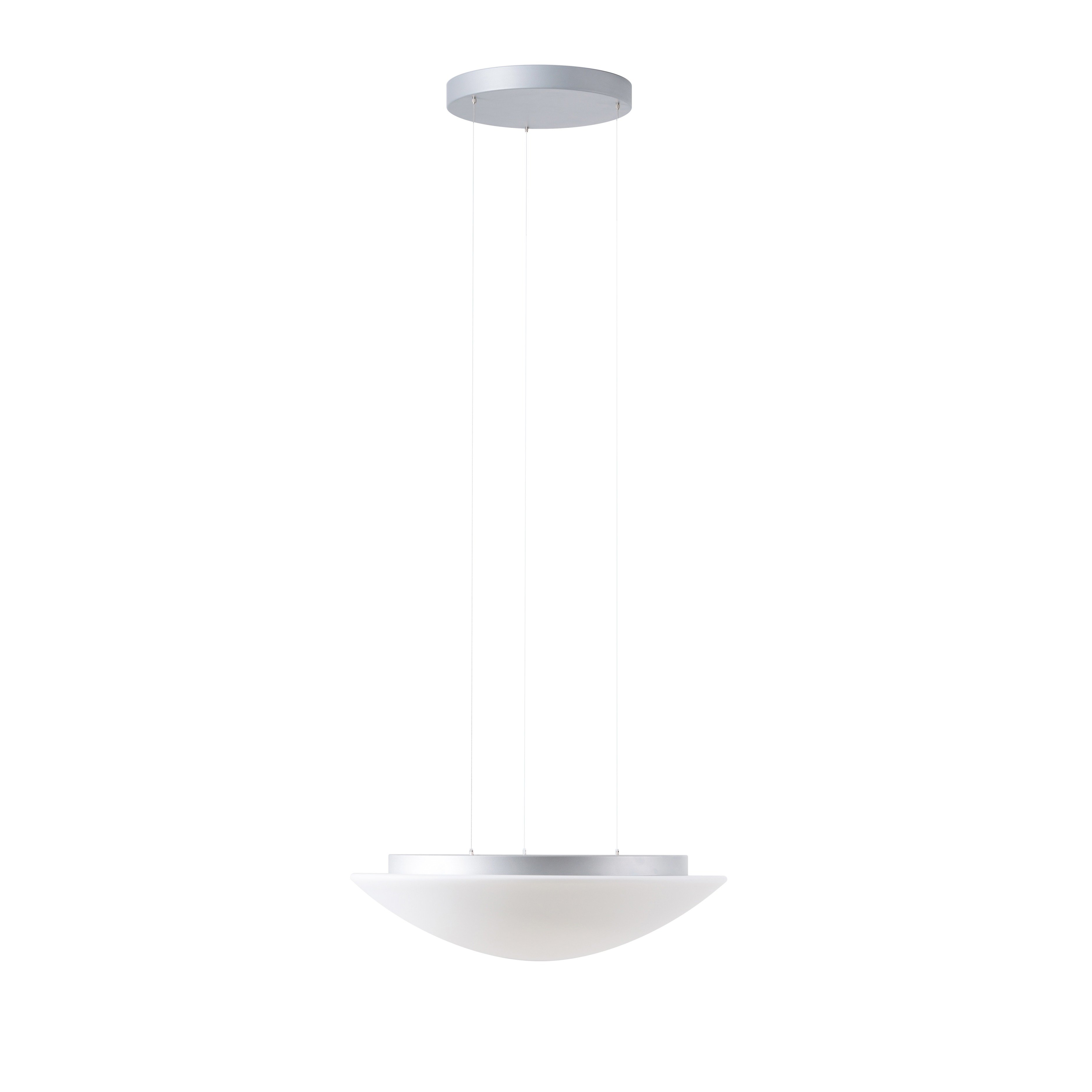 Levně OS AUR71384 AURA LE5 závěsné skleněné svítidlo stříbrná / bílá IP40 3000/4000 K 27W LED DALI (původní kód OS 71384) - OSMONT