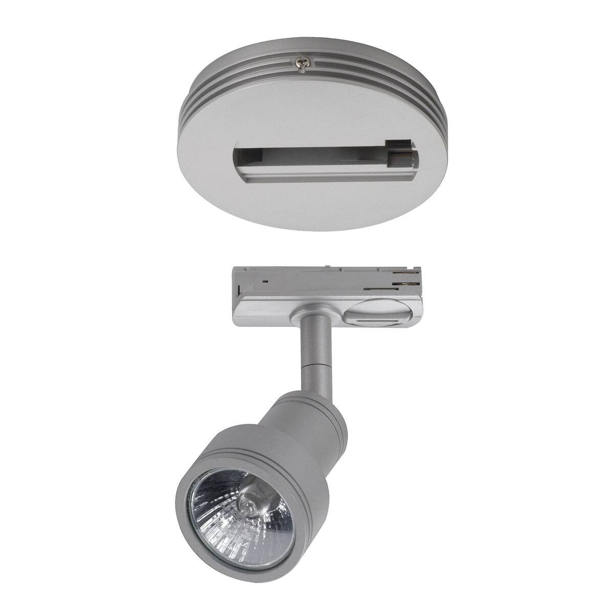 LA 143382 Základna pro jednookr. lištu (adapter) stříbrno - BIG WHITE (SLV) (obrázek 3)