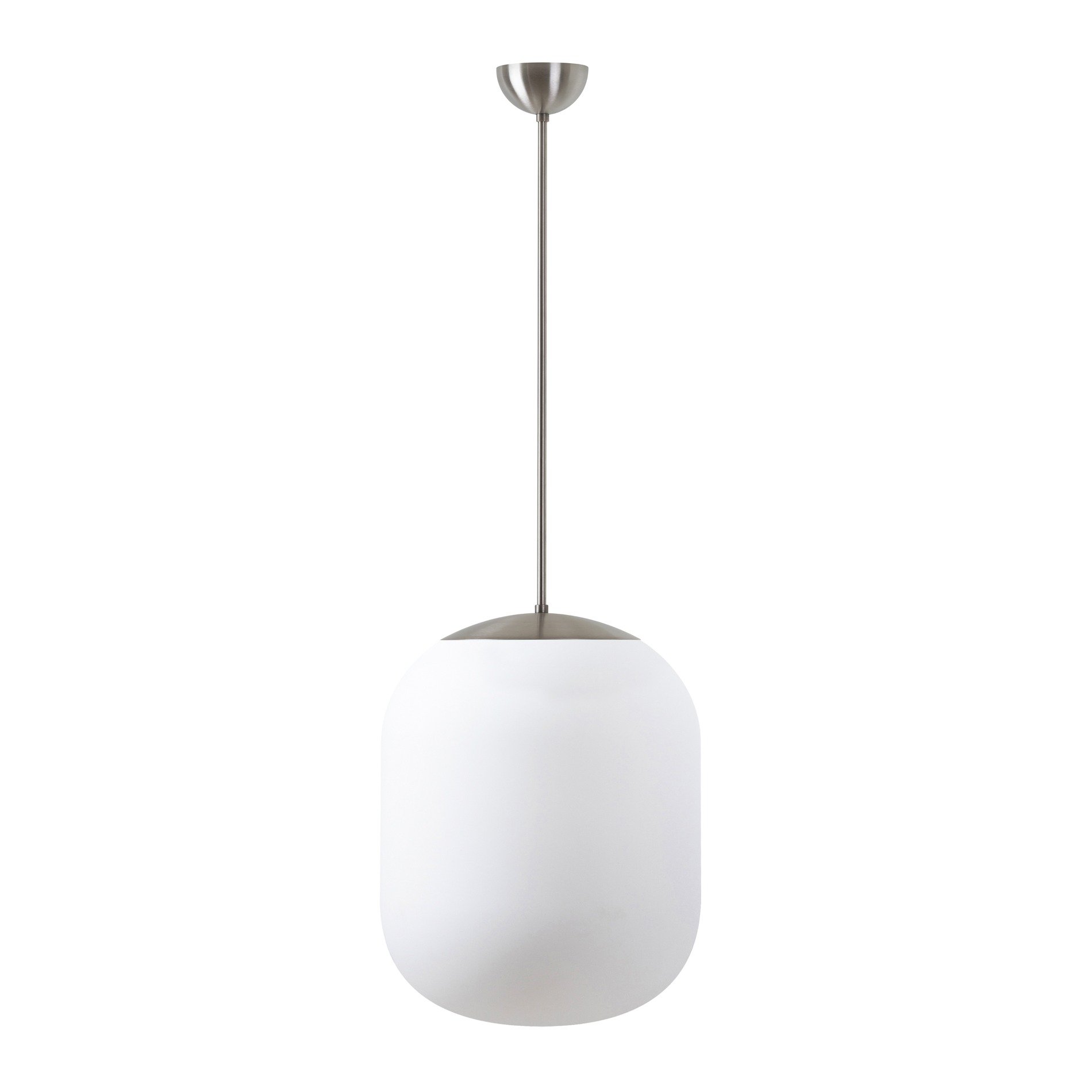 OS TAN68204 TANIA P2 závěsné skleněné svítidlo kartáčovaná nerez / bílá IP40 3000 K 41W LED - OSMONT