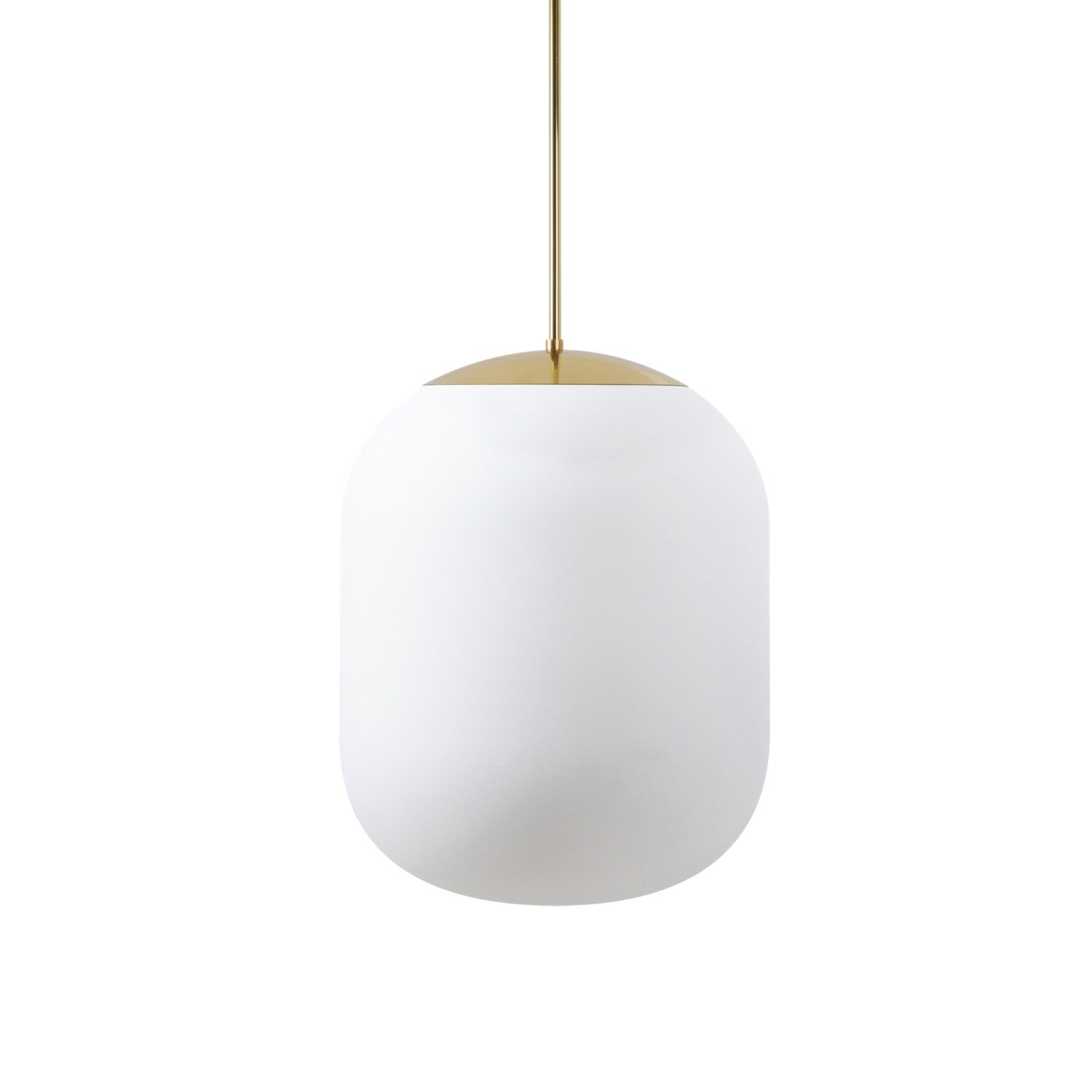 OS TAN62312 TANIA P2 HP závěsné skleněné svítidlo mosaz / bílá IP40 3000 K 59W LED - OSMONT