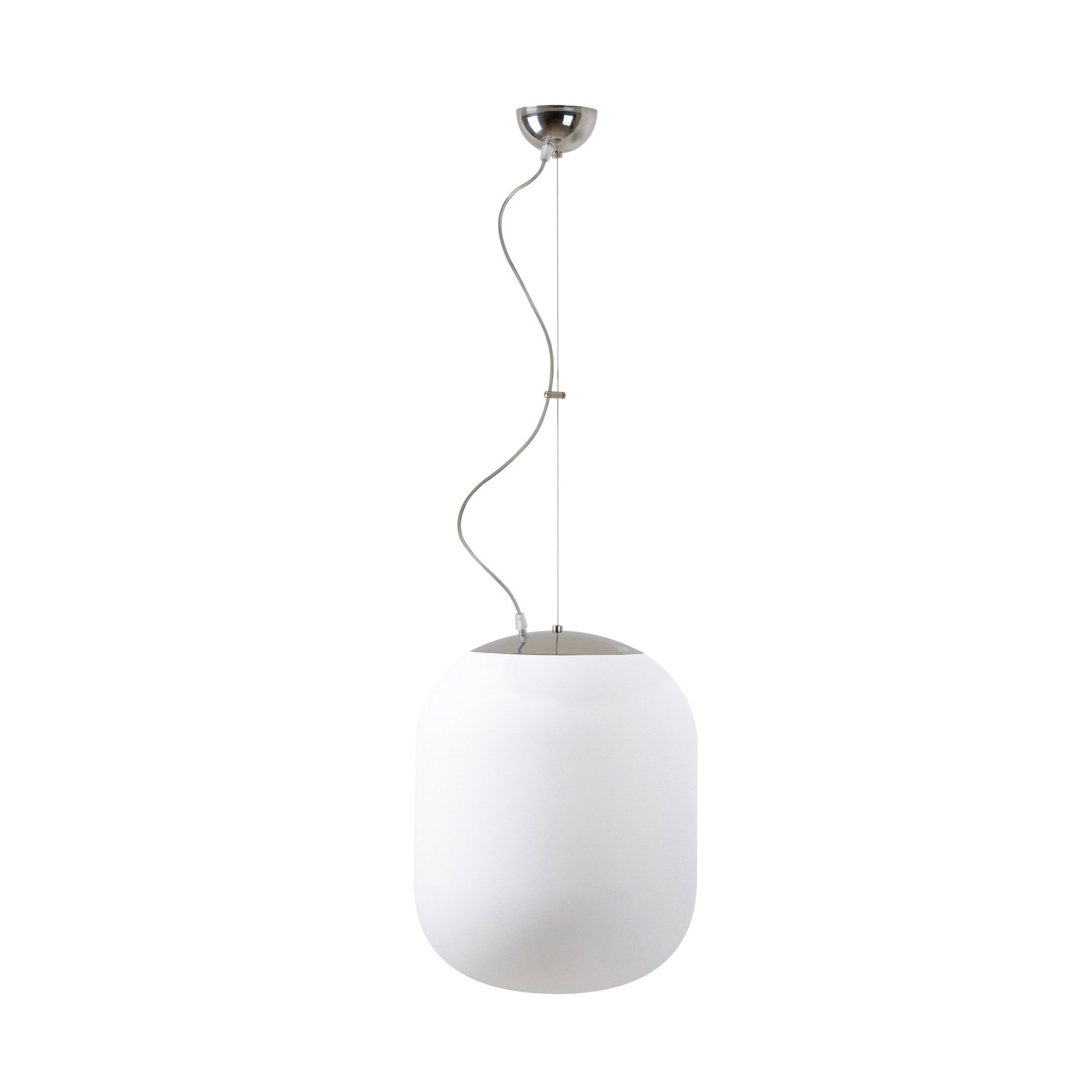 OS TAN67812 TANIA L1 závěsné skleněné svítidlo nerez / bílá IP40 4000 K 27W LED - OSMONT