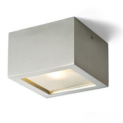 Obrázek pro produkt Stropní svítidlo DEZA čtvercová satinované sklo hliník 230V G9 25W - RED - DESIGN RENDL