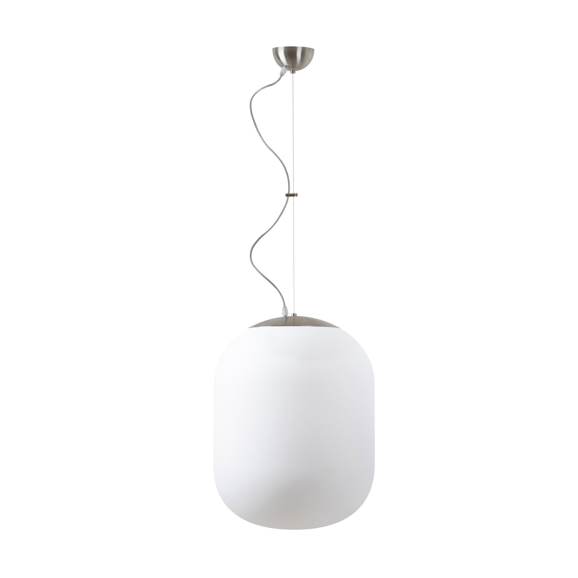 OS TAN67344 TANIA L2 závěsné skleněné svítidlo kartáčovaná nerez / bílá IP40 3000 K 41W LED - OSMONT