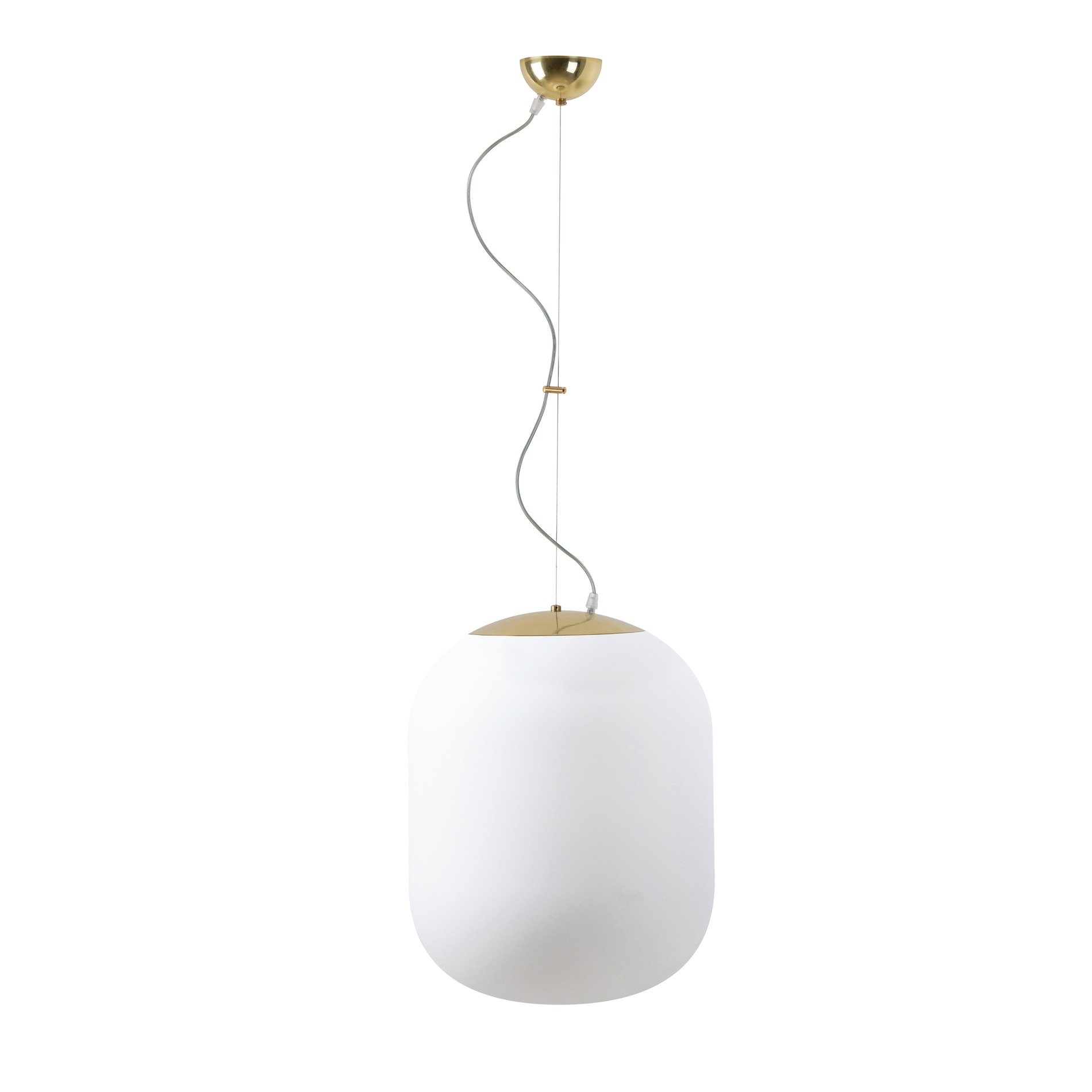 OS TAN67332 TANIA L2 závěsné skleněné svítidlo mosaz / bílá IP40 3000 K 41W LED - OSMONT