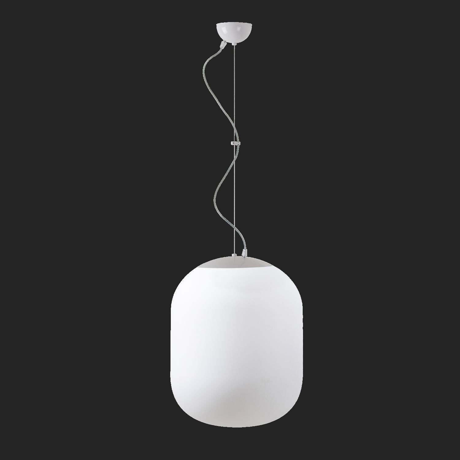 OS TAN67824 TANIA L2 závěsné skleněné svítidlo bílá IP40 4000 K 41W LED nouzové kombinované 3 h (původní kód OS 67824) - OSMONT