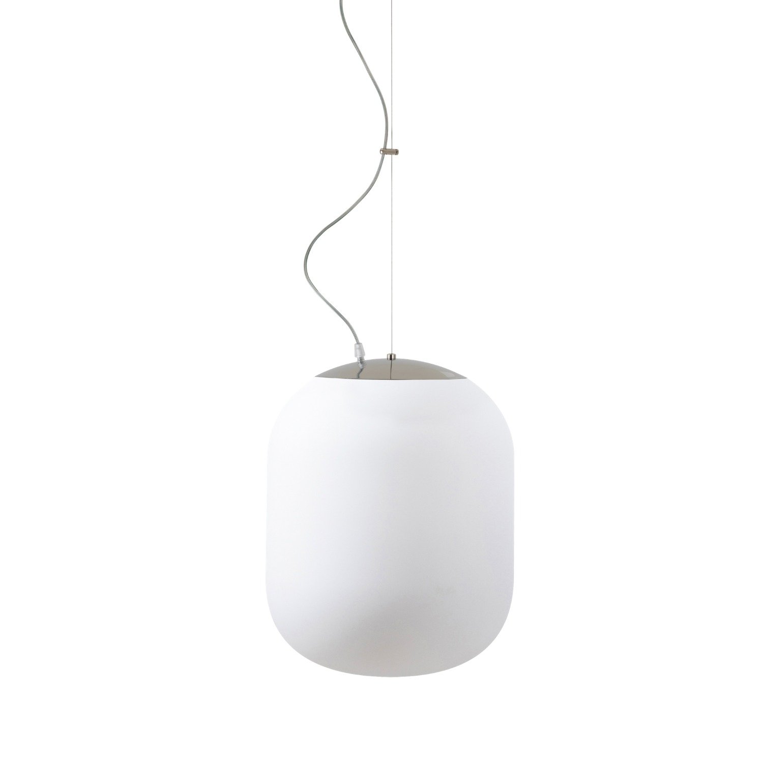 OS TAN62872 TANIA L2 HP závěsné skleněné svítidlo nerez / bílá IP40 4000 K 59W LED - OSMONT