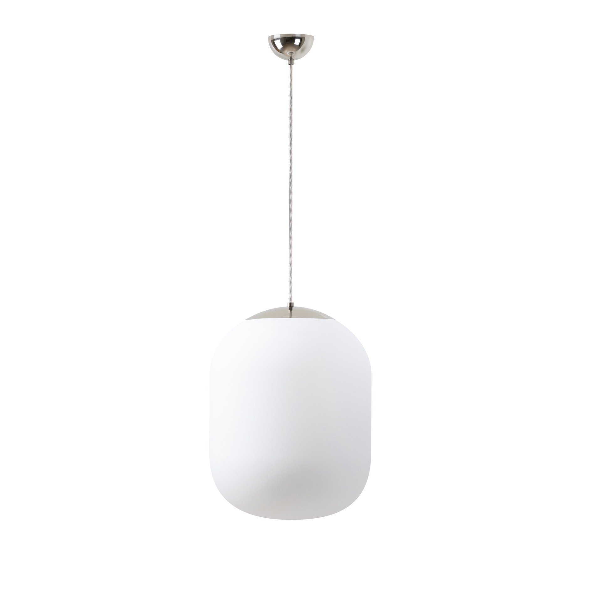OS TAN67856 TANIA S1 závěsné skleněné svítidlo nerez / bílá IP40 4000 K 27W LED - OSMONT