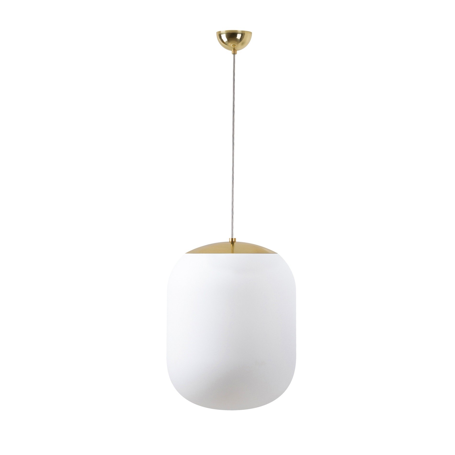 OS TAN67355 TANIA S1 závěsné skleněné svítidlo mosaz leštěná / bílá IP40 3000 K 27W LED DALI (původní kód OS 67355) - OSMONT