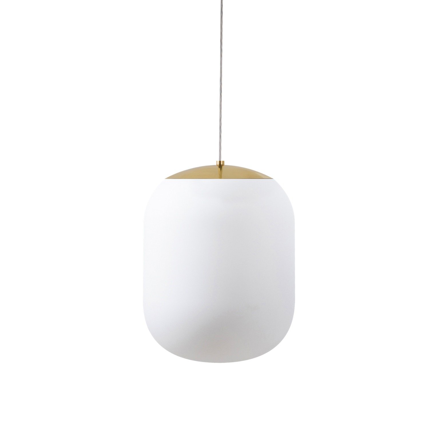 OS TAN62884 TANIA S1 HP závěsné skleněné svítidlo mosaz / bílá IP40 4000 K 52W LED - OSMONT