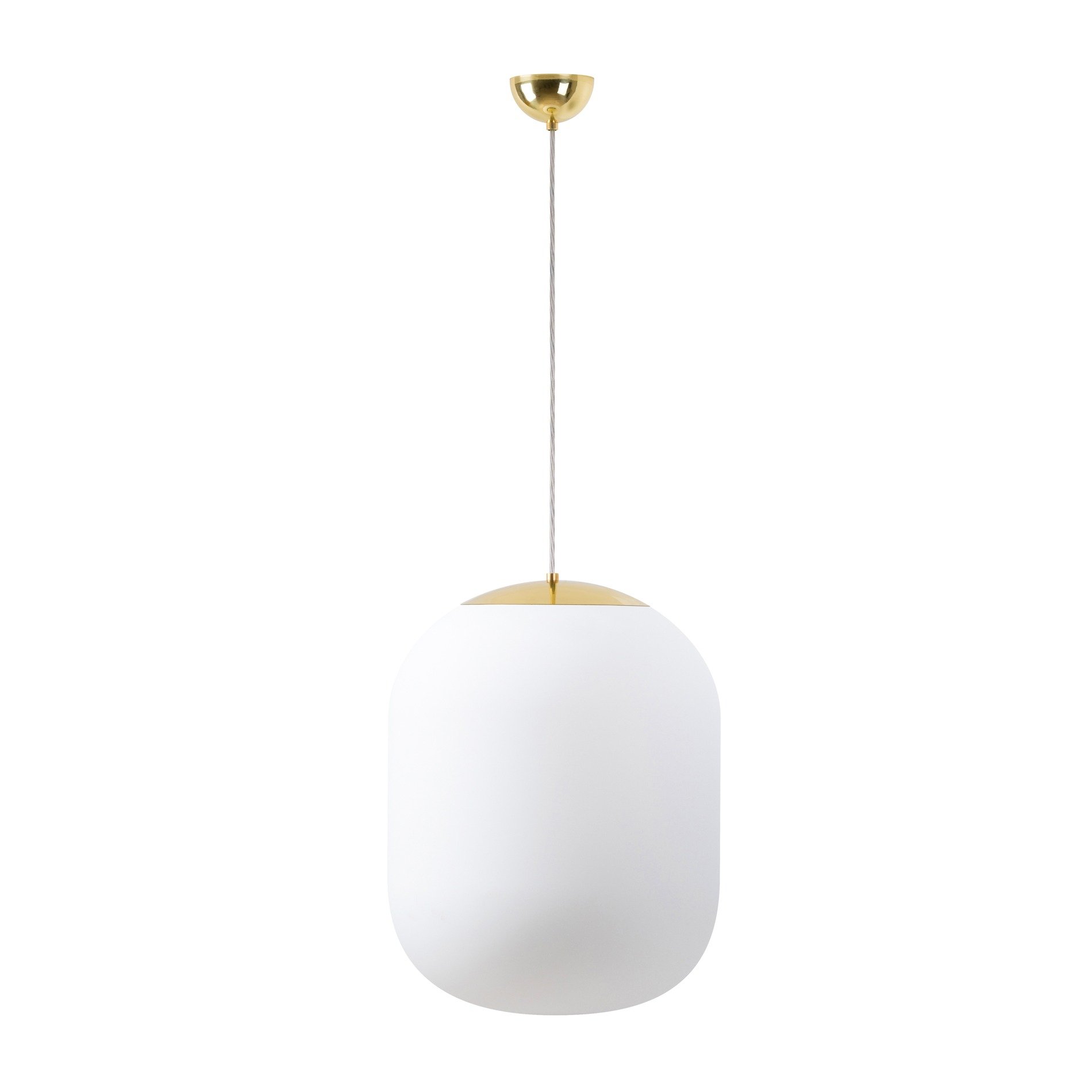 OS TAN67366 TANIA S2 závěsné skleněné svítidlo mosaz / bílá IP40 3000 K 41W LED - OSMONT
