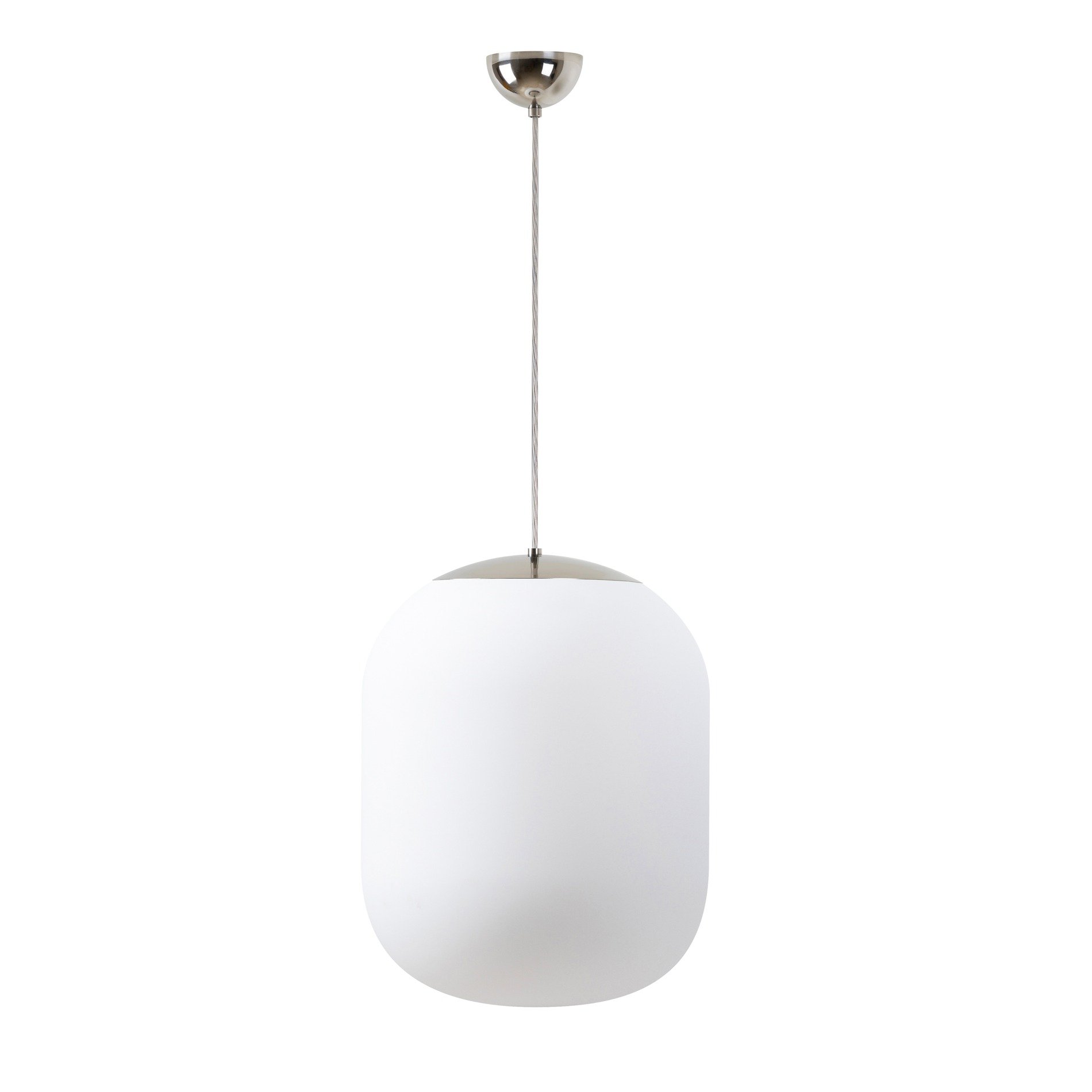 OS TAN67369 TANIA S2 závěsné skleněné svítidlo nerez / bílá IP40 3000 K 41W LED - OSMONT