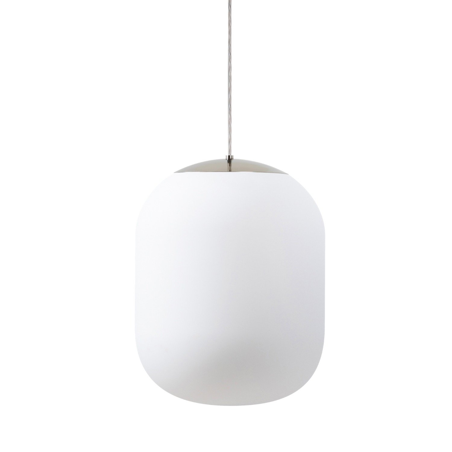 OS TAN62396 TANIA S2 HP závěsné skleněné svítidlo nerez / bílá IP40 3000 K 59W LED - OSMONT