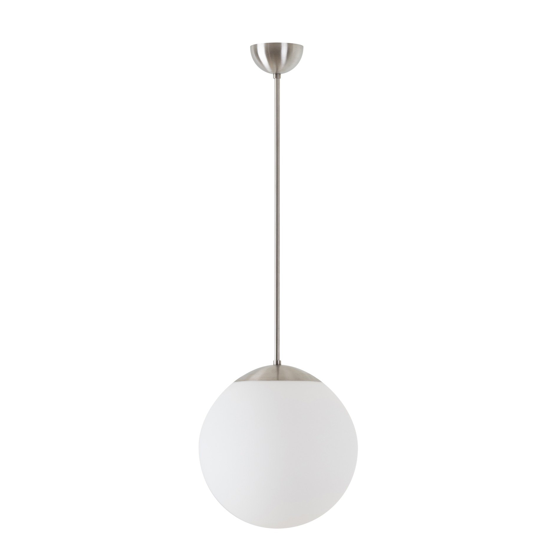 OS ADR60566 ADRIA P2 závěsné skleněné svítidlo kartáčovaná nerez / bílá IP40 4000 K 20W LED - OSMONT