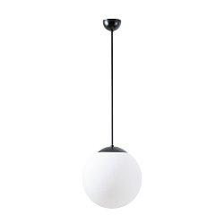 Obrázek pro produkt ADRIA P2 závěsné skleněné svítidlo černá / bílá IP40 25W E27 - OSMONT