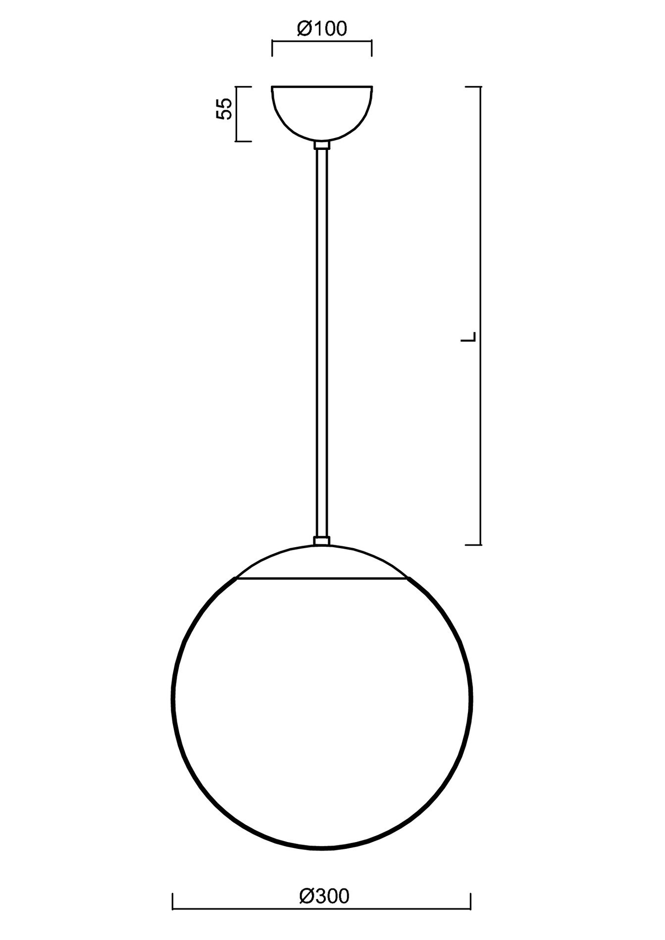 OS ADR60553 ADRIA P2 závěsné skleněné svítidlo mosaz leštěná / bílá IP40 4000 K 20W LED DALI (původní kód OS 60553) - OSMONT (obrázek 3)