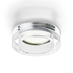 Obrázek pro produkt Zápustné svítidlo BIANCA kruhová zápustná čiré sklo 230V GU10 50 - RED - DESIGN RENDL