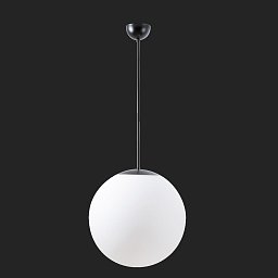 Obrázek pro produkt ADRIA P3 závěsné skleněné svítidlo černá / bílá IP40 4000 K 27W LED nouzové kombinované 1 h - OSMONT