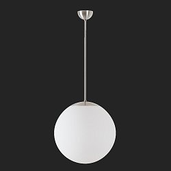 Obrázek pro produkt ADRIA P3 závěsné skleněné svítidlo nerez broušená / bílá IP40 3000 K 27W LED nouzové kombinované 1 h (původní kód OS 68320) - OSMONT