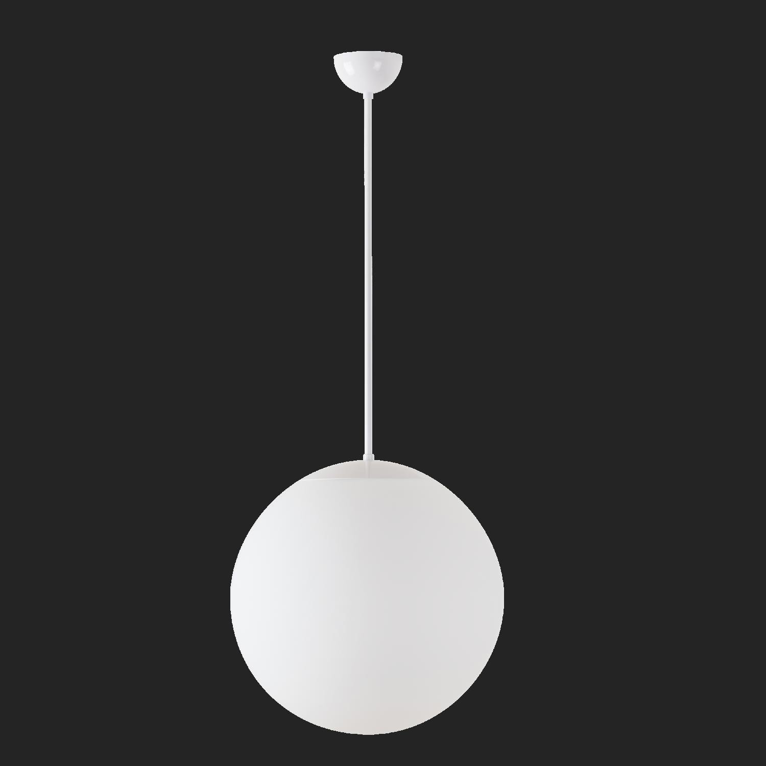 OS ADR68801 ADRIA P3 závěsné skleněné svítidlo bílá IP40 4000 K 27W LED nouzové kombinované 1 h (původní kód OS 68801) - OSMONT