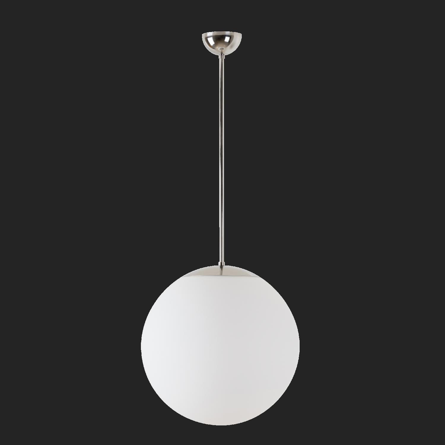 OS ADR68316 ADRIA P3 závěsné skleněné svítidlo nerez leštěná / bílá IP40 3000 K 27W LED nouzové kombinované 1 h (původní kód OS 68316) - OSMONT
