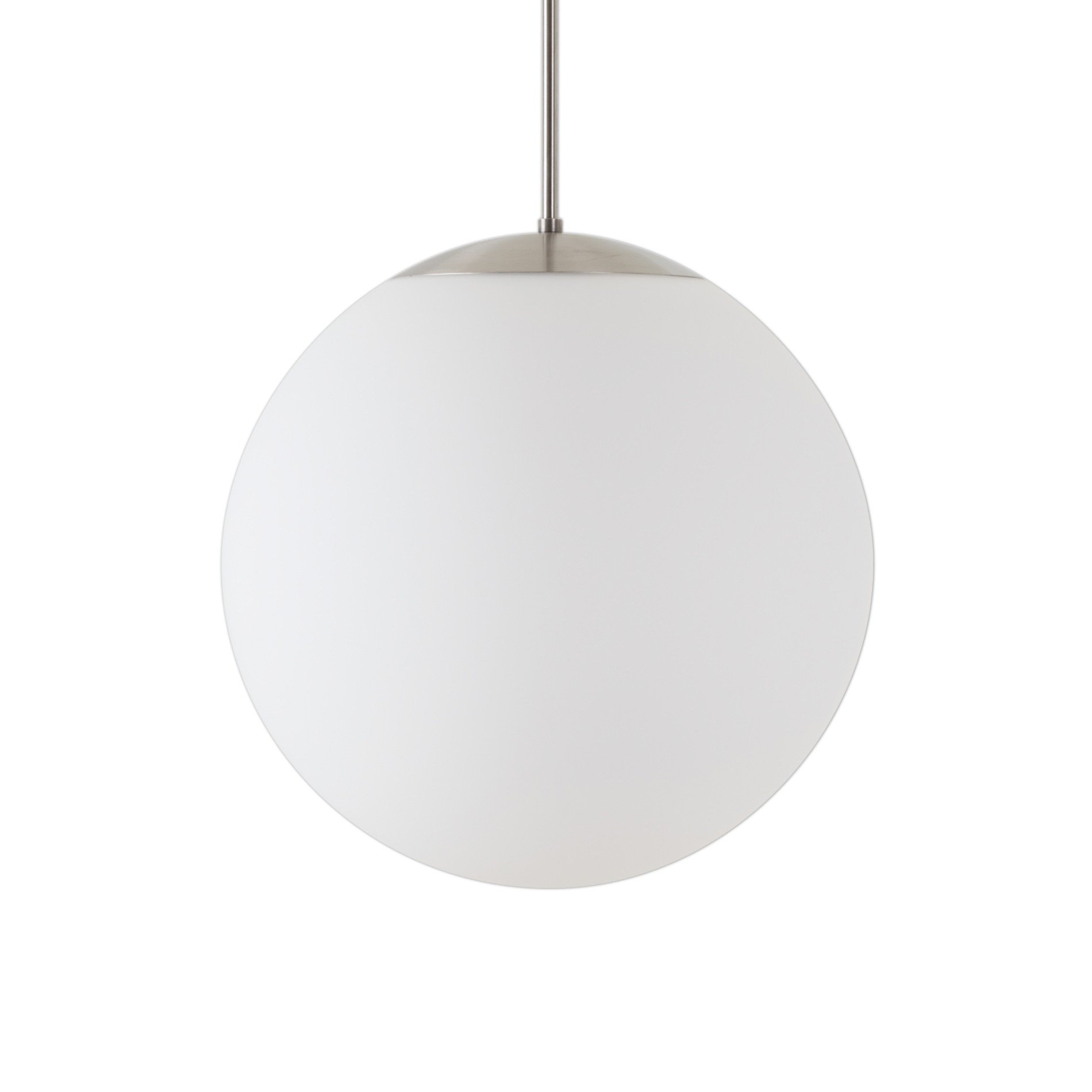 OS ADR62042 ADRIA P3 HP závěsné skleněné svítidlo kartáčovaná nerez / bílá IP40 3000 K 52W LED - OSMONT