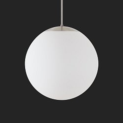 Obrázek pro produkt ADRIA P3 HP závěsné skleněné svítidlo nerez broušená / bílá IP40 4000 K 52W LED nouzové kombinované 3 h (původní kód OS 72532) - OSMONT