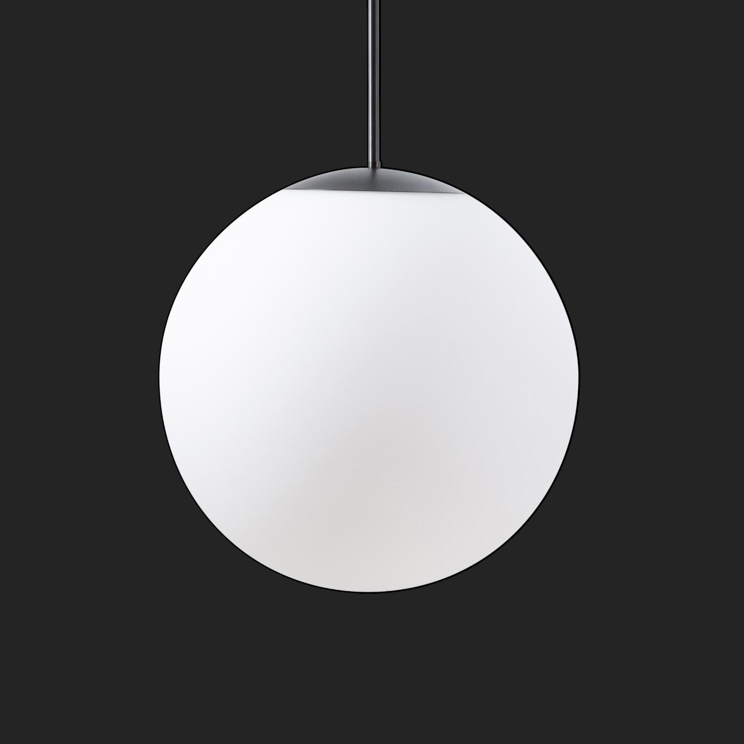 OS ADR72015 ADRIA P3 HP závěsné skleněné svítidlo černá / bílá IP40 3000 K 52W LED nouzové kombinované 3 h (původní kód OS 72015) - OSMONT