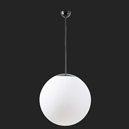 Obrázek pro produkt ADRIA P4 závěsné skleněné svítidlo černá / bílá IP40 4000 K 41W LED nouzové kombinované 3 h - OSMONT