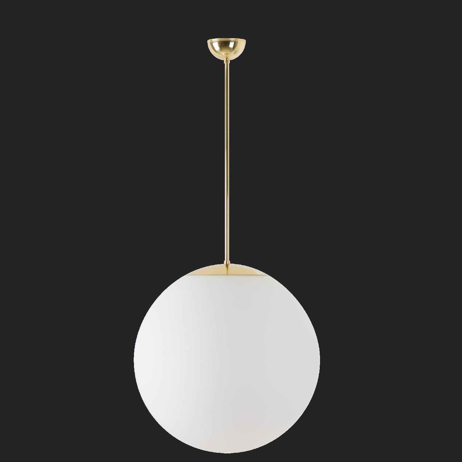 OS ADR60160 ADRIA P4 závěsné skleněné svítidlo mosaz leštěná / bílá IP40 3000 K 41W LED nouzové kombinované 3 h (původní kód OS 60160) - OSMONT