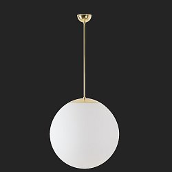 Obrázek pro produkt ADRIA P4 závěsné skleněné svítidlo mosaz leštěná / bílá IP40 3000 K 41W LED nouzové kombinované 3 h (původní kód OS 60160) - OSMONT