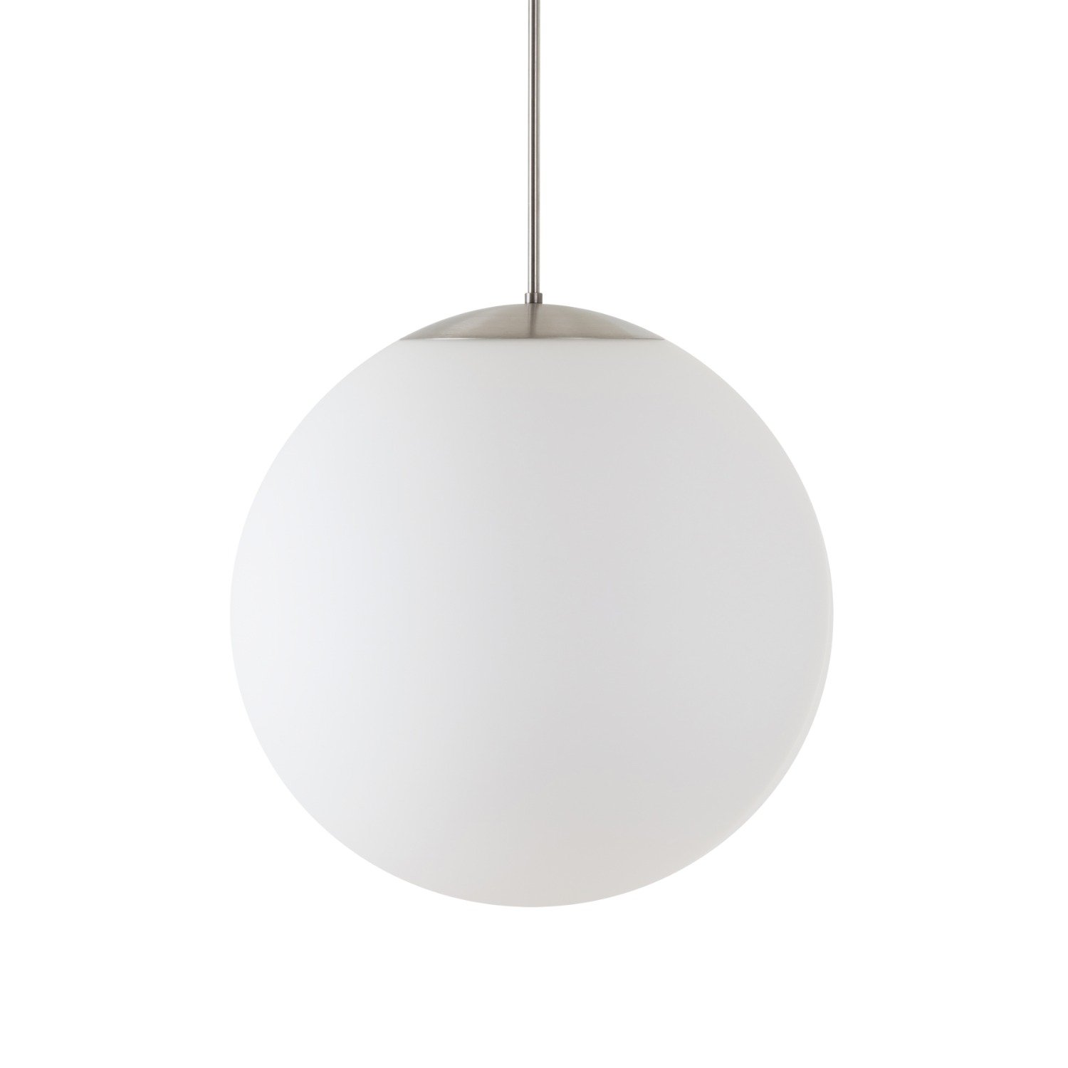 Levně OS ADR62090 ADRIA P4 HP závěsné skleněné svítidlo kartáčovaná nerez / bílá IP40 3000 K 59W LED - OSMONT