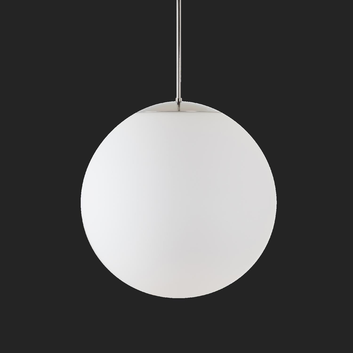 OS ADR72050 ADRIA P4 HP závěsné skleněné svítidlo nerez leštěná / bílá IP40 3000 K 58W LED nouzové kombinované 3 h (původní kód OS 72050) - OSMONT