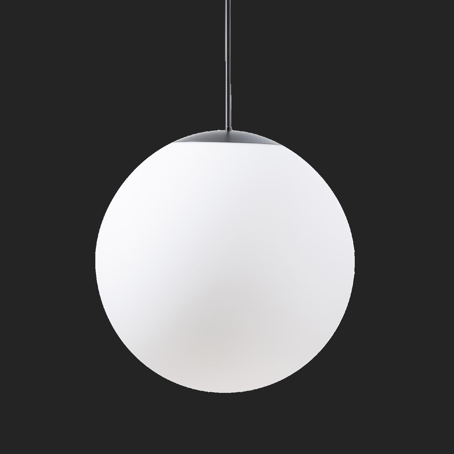 OS ADR72543 ADRIA P4 HP závěsné skleněné svítidlo černá / bílá IP40 4000 K 58W LED nouzové kombinované 3 h (původní kód OS 72543) - OSMONT