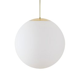 Obrázek pro produkt ADRIA P5 HP závěsné skleněné svítidlo mosaz / bílá IP40 4000 K 65W LED - OSMONT
