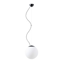 Obrázek pro produkt ADRIA L2 závěsné skleněné svítidlo černá / bílá IP40 25W E27 - OSMONT