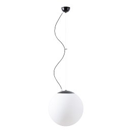 Obrázek pro produkt ADRIA L3 závěsné skleněné svítidlo černá / bílá IP40 40W E27 - OSMONT