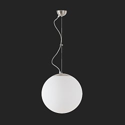 Obrázek pro produkt ADRIA L3 závěsné skleněné svítidlo nerez broušená / bílá IP40 4000 K 27W LED nouzové kombinované 1 h (původní kód OS 68838) - OSMONT